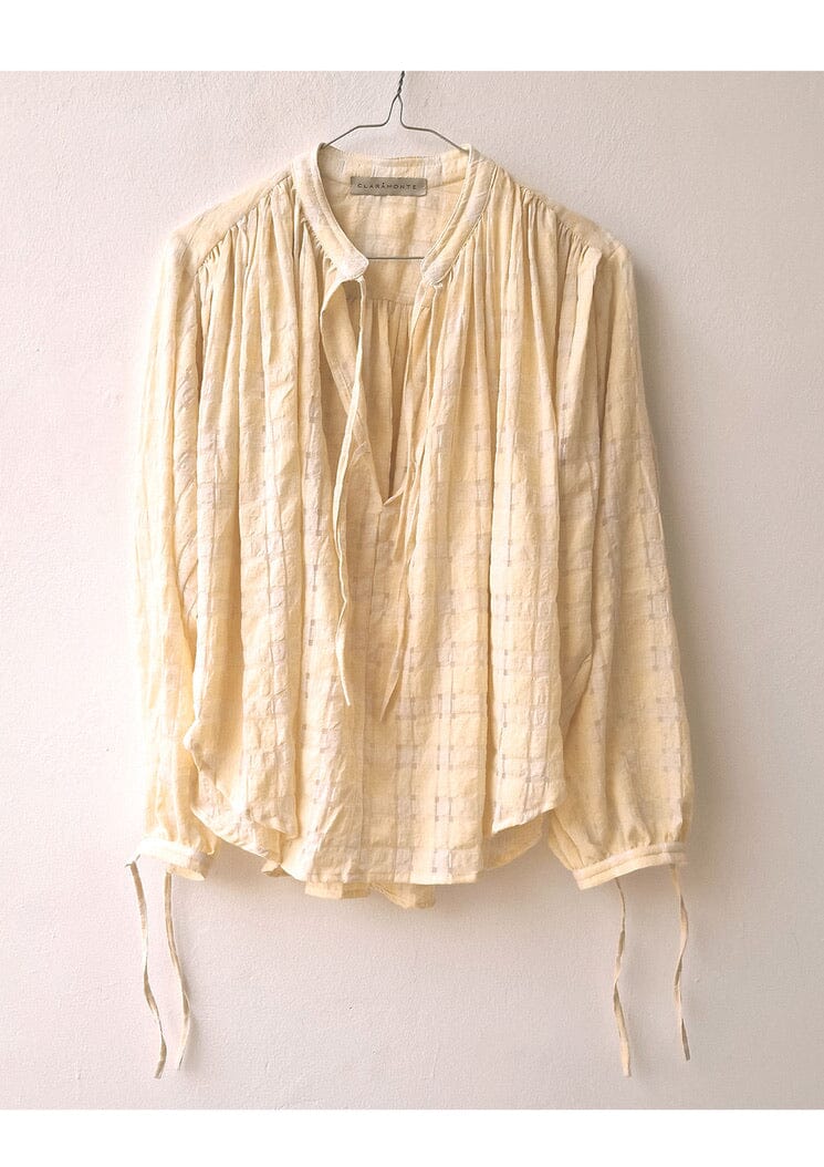 CLARAMONTE cotton blouse "Nina" patch black