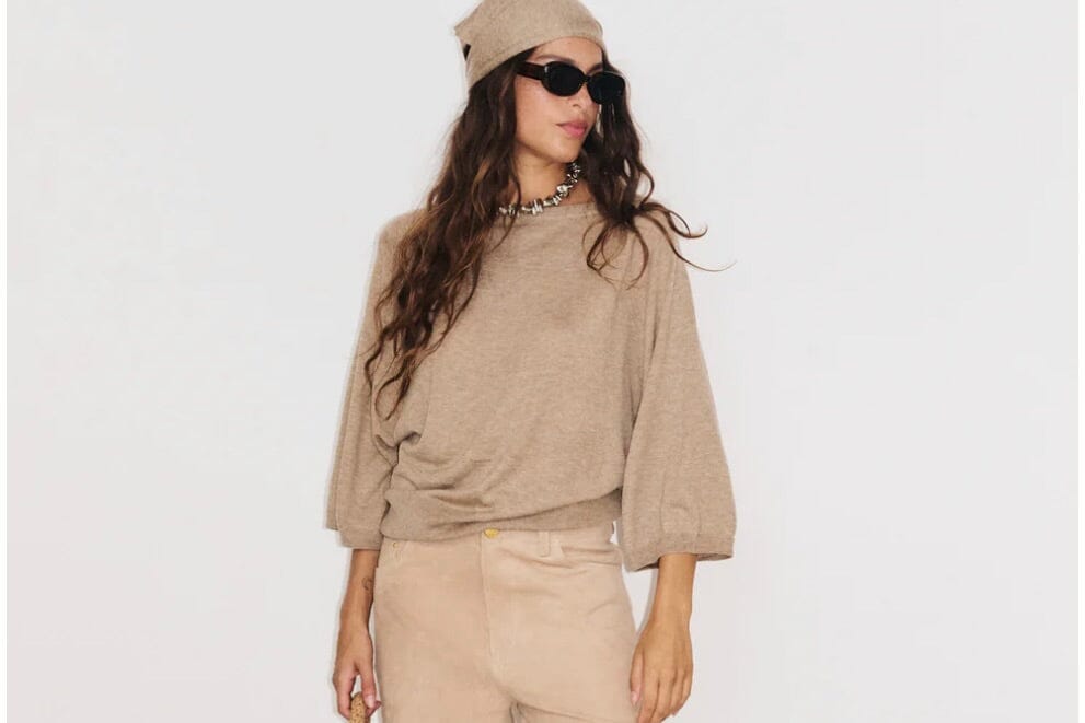 STELLA FOREST cotton blouse "ISOLDE" off-white