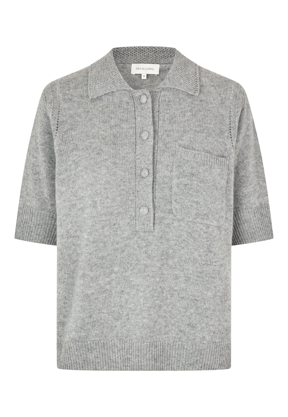 DEA KUDIBAL polo sweater "MONICADEA" gray mélange