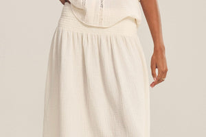 VELVET by Graham and Spencer Baumwolljupe "MAZIE07" coconut