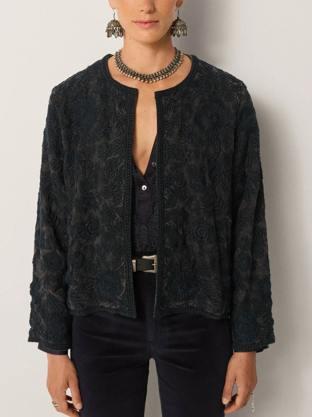 MAISON HOTEL Baumwolljacke "BALANI" night marine
