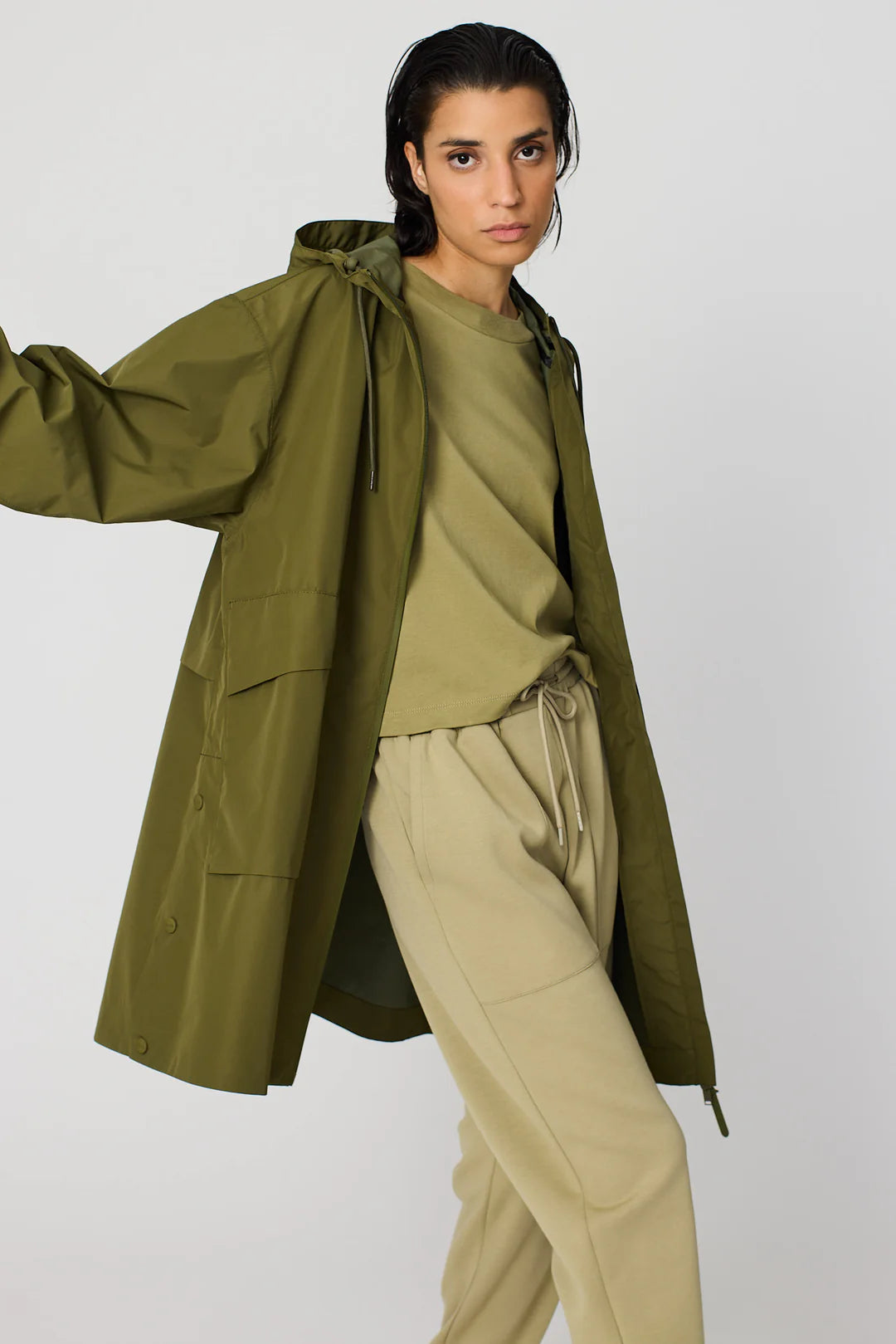 Tantä rain jacket "TORM" dark navy