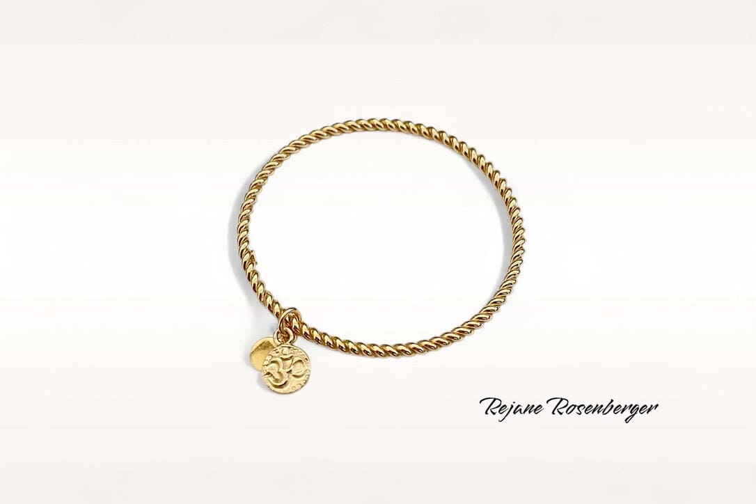 REJANE ROSENBERGER DESIGN Silberreif "OM" twist