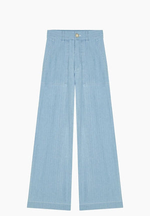 MASSCOB cotton trousers "AMUR" blue