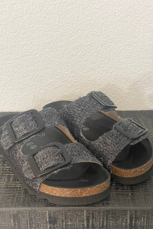 FREEDOM Birkenstock "RAFFIA" schwarz