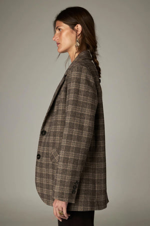 MAISON HOTEL wool mix blazer "LUCIEN" night navy