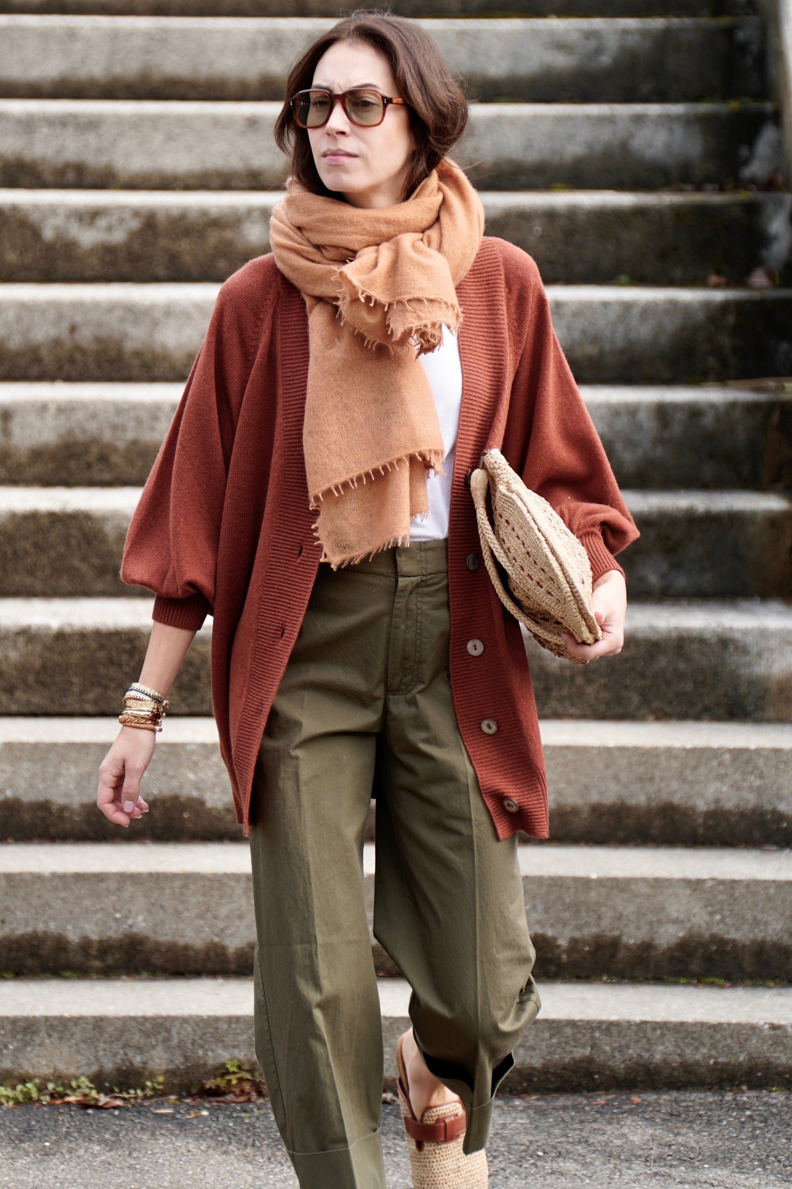 Choice by Réjane Rosenberger Strickjacke "THE CARDIGAN" rost