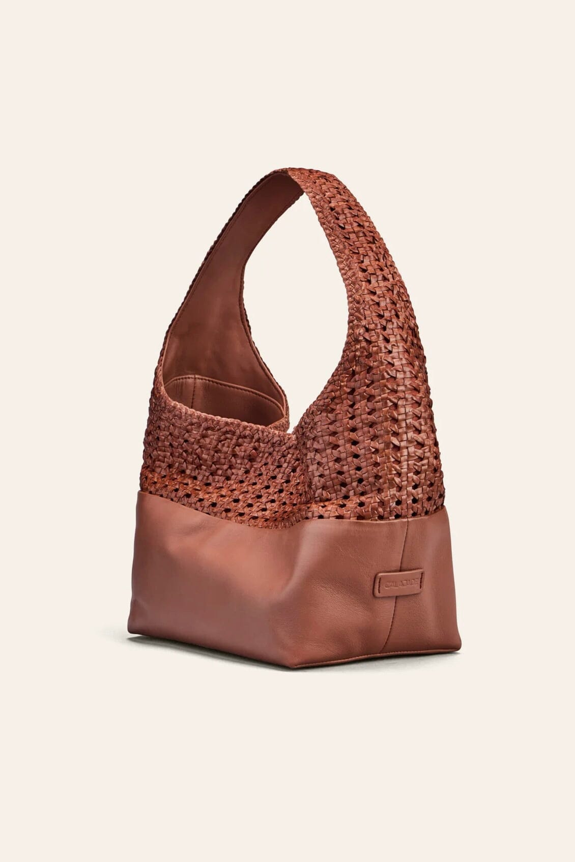 CALAJADE Ledertasche "IAK" camel