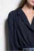 MAISON HOTEL Viscosebluse "CELESTE" nocturne blue