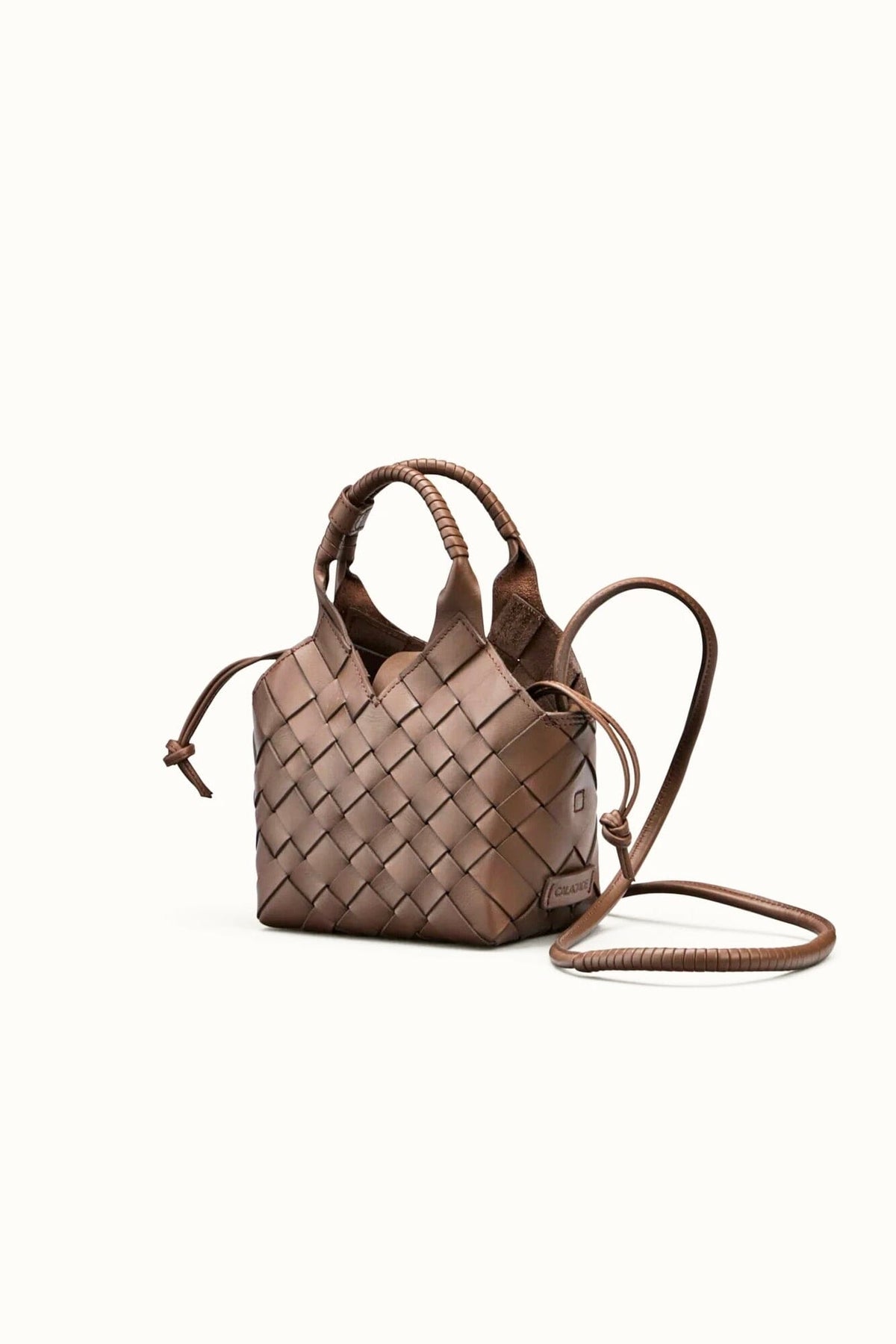 CALAJADE Ledershopper "MISU" MINI - toffee