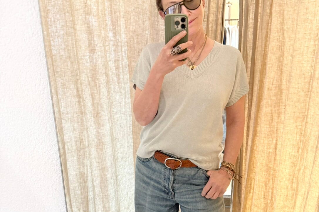 KNIT TED Pullunder "HELENE" sage