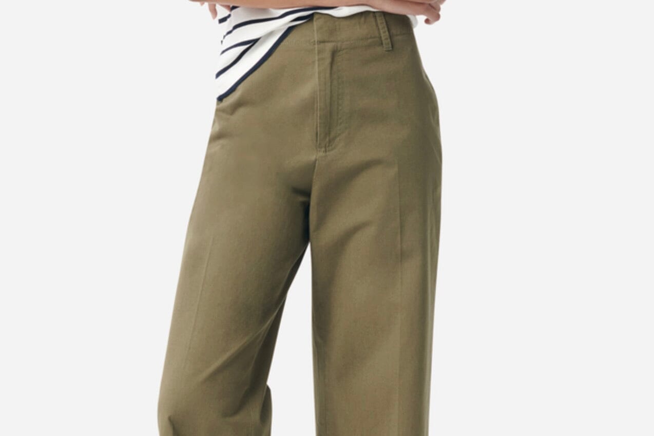 VANESSA BRUNO Baumwollhose "GINGEMBRE" army