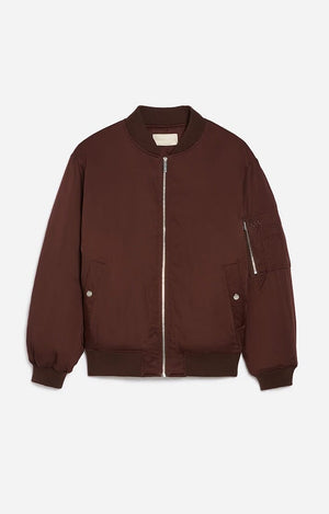 VANESSA BRUNO Bomberjacke "CANADA" brown