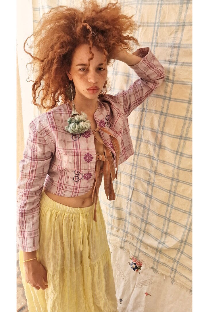 CLARAMONTE Baumwoll Bolerojäckli "TATOO"