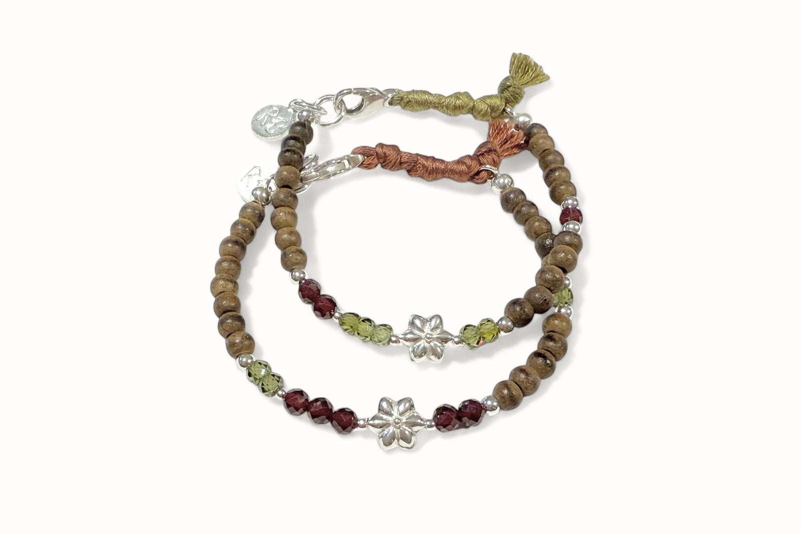 REJANE ROSENBERGER DESIGN stone bracelet "BOHO" with cotton