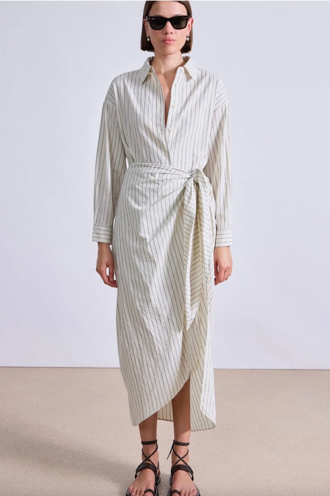 APIECE APART Cotton/Cashmere Cardigan "Ellen" cream