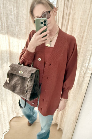 Choice by Réjane Rosenberger cashmere scarf antra (MS-222)