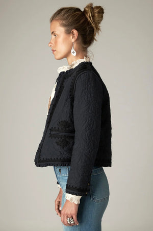 MAISON HOTEL wool mix blazer "LUCIEN" night navy