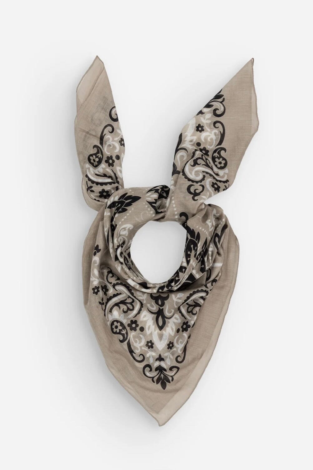 MAISON LECOMTE FLAMANT Baumwollschal "Bandana" rock