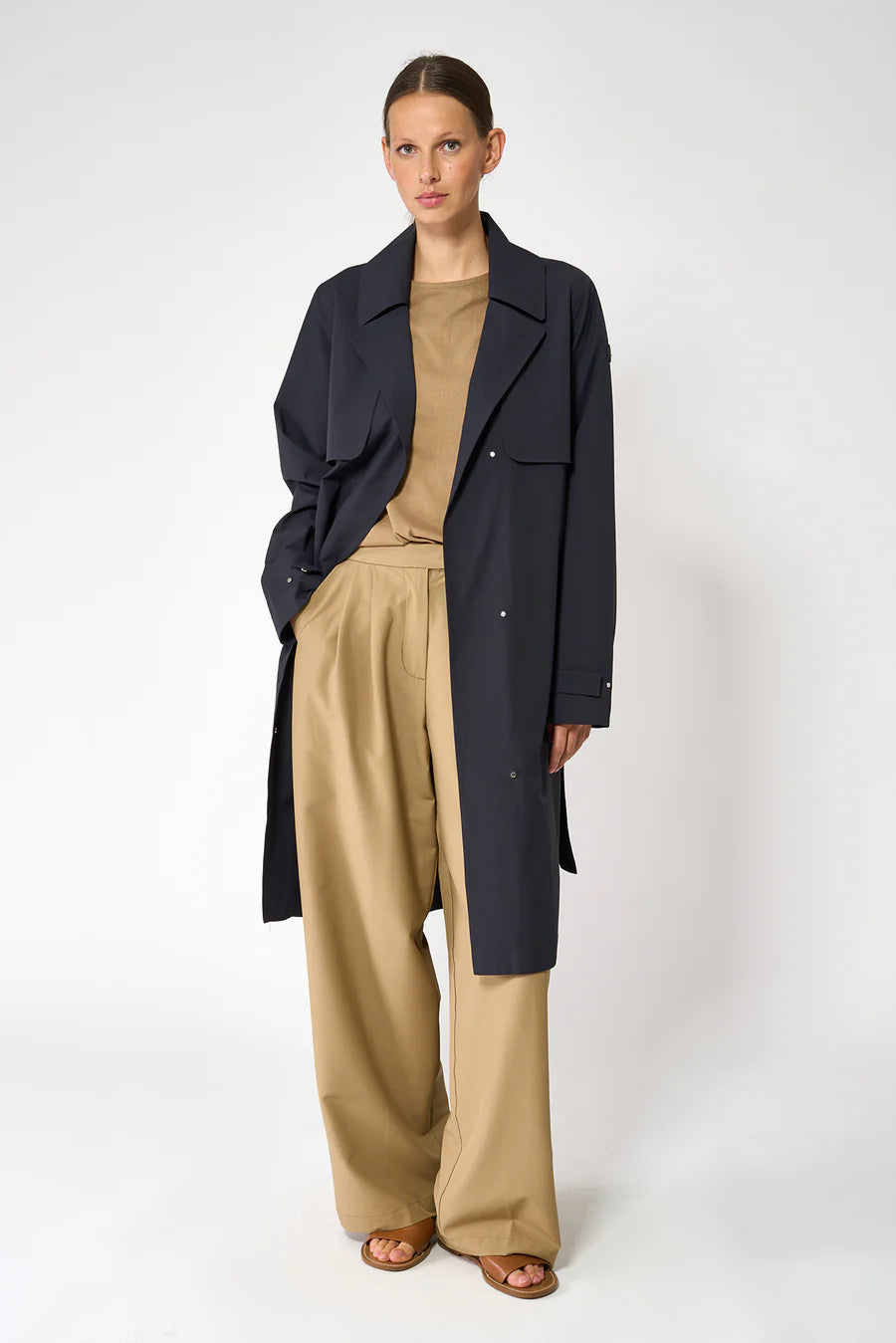 Tantä Regentrench Coat "TAGE" dark navy