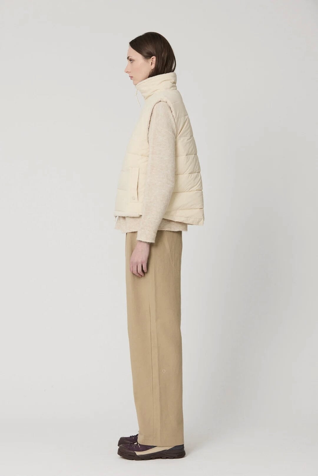 Tantä Reversibles Gilet "IS" sandshell