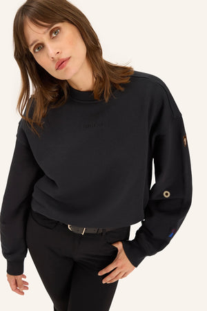 DADA Sweater "Birmann" schwarz