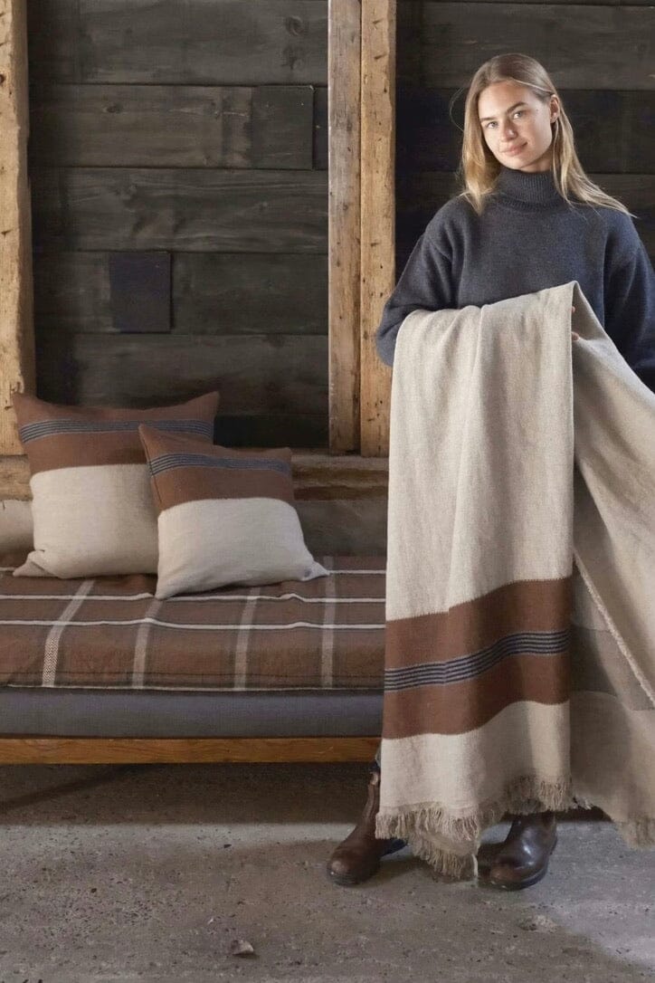 LIBECO Linen pillow "PATAGONIA" natural 63x63