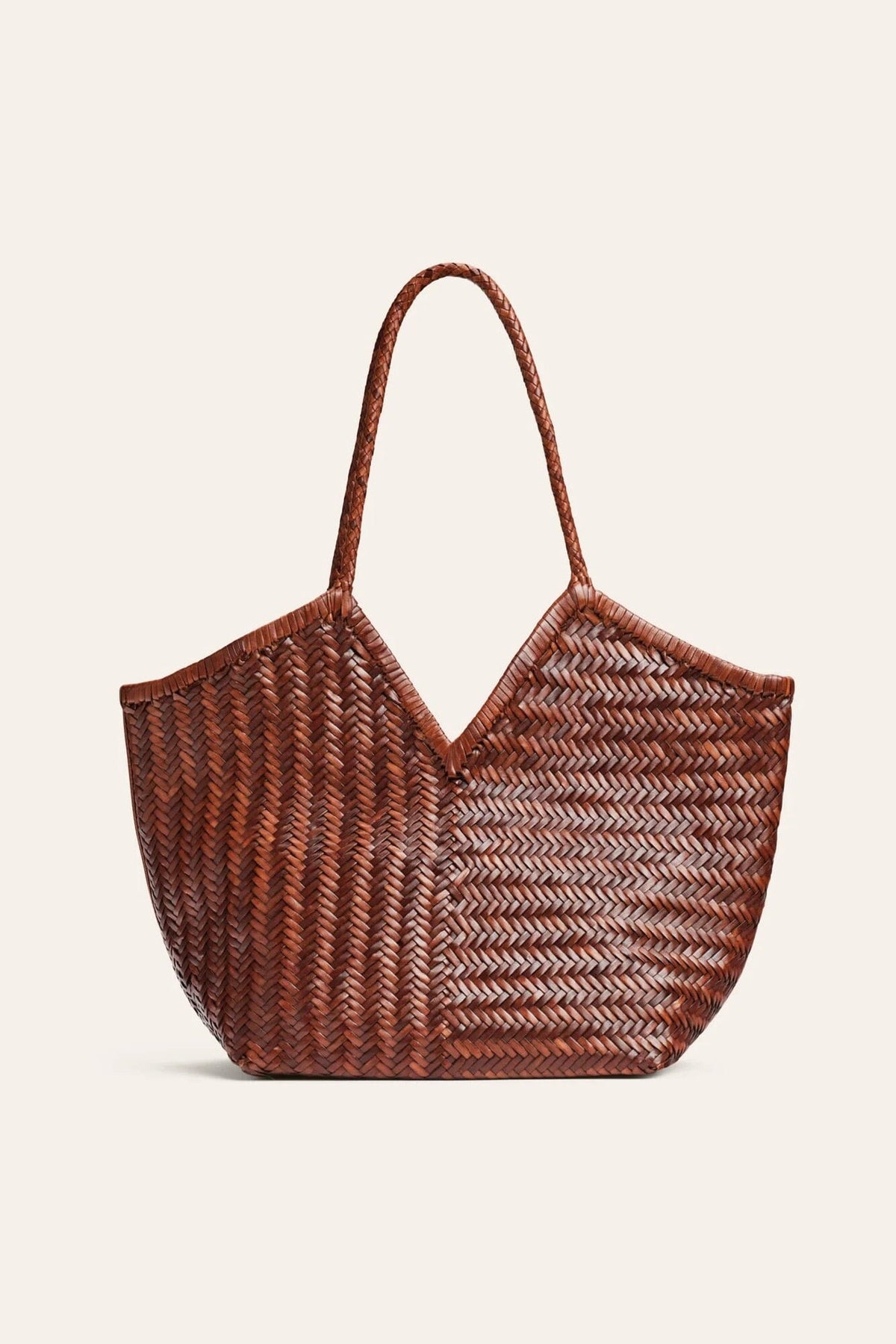 CALAJADE Leather shopper "MISU" L - black