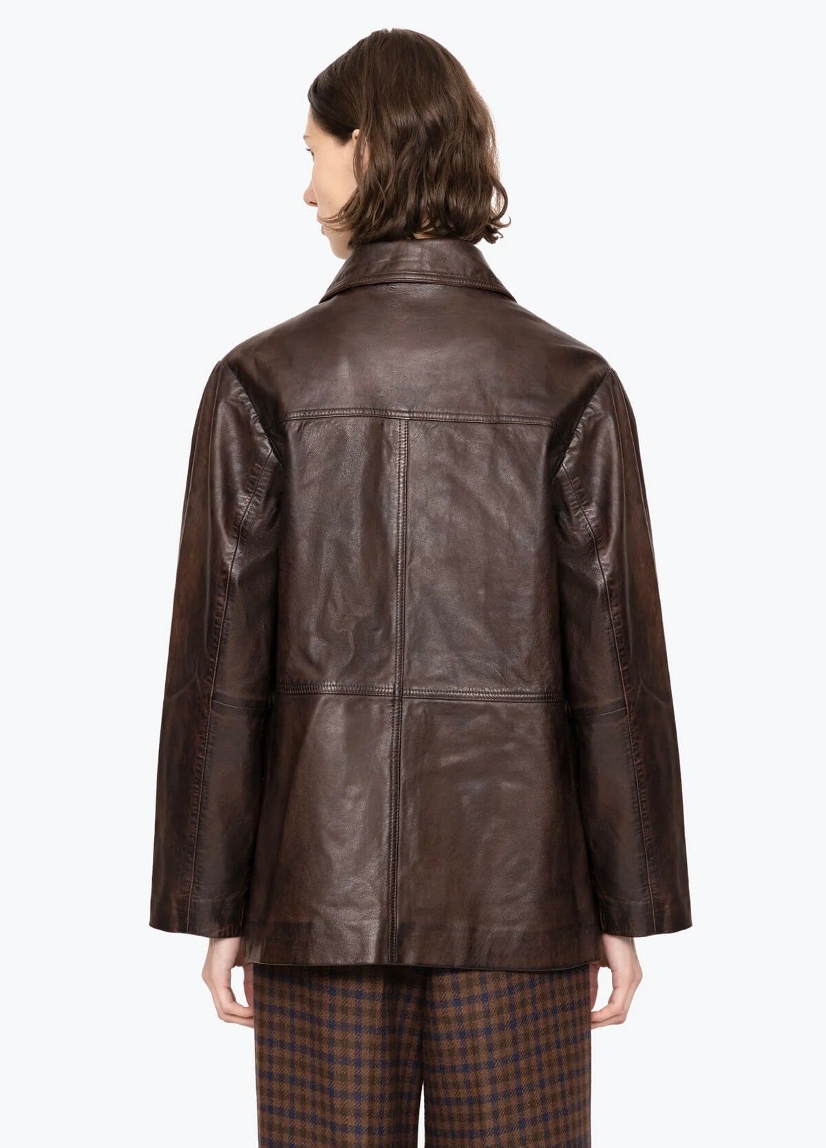 SEA NEW YORK Lederjacke "LENOIR" chocolat