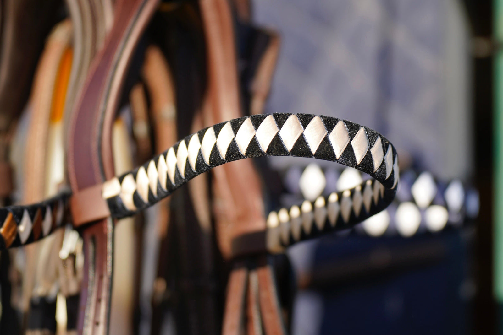 STG EQUESTRIAN by Sandra Riehle - Stirnband black/creme