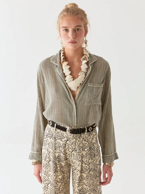 MAISON HOTEL Baumwollbluse "DODO" stripe