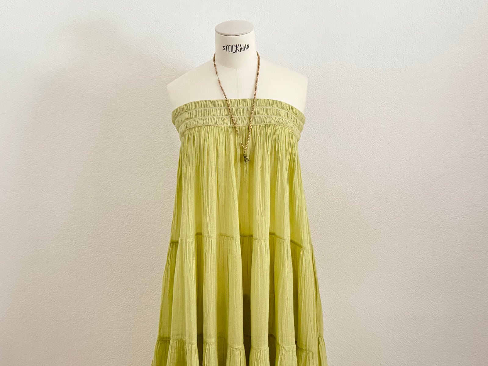 CHRISTIAN ZEN Baumwolljupe "GABI" maxi lime (C)