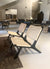 HK Living Webbing Chair Black Wood