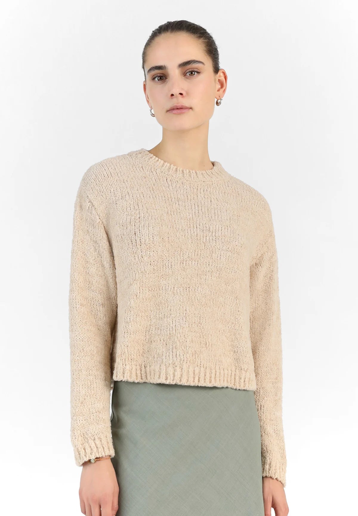 MASSCOB knitted sweater "VALLEY" sand (C)