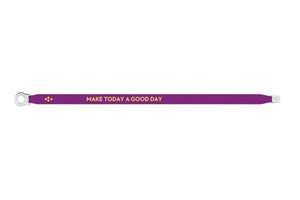 Satin Bracelet "Make today a good day" von Sorbet Island