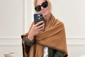 Choice by Réjane Rosenberger Cashmere Poncho grey