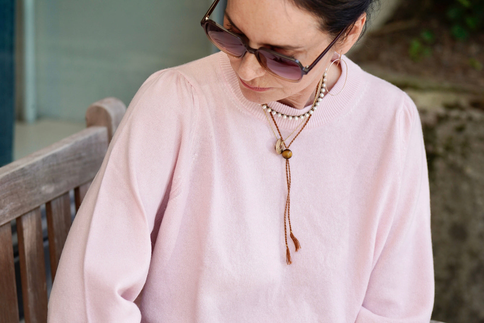 Choice by Réjane Rosenberger Wool/Cashmere Pullover "IRIS" rose