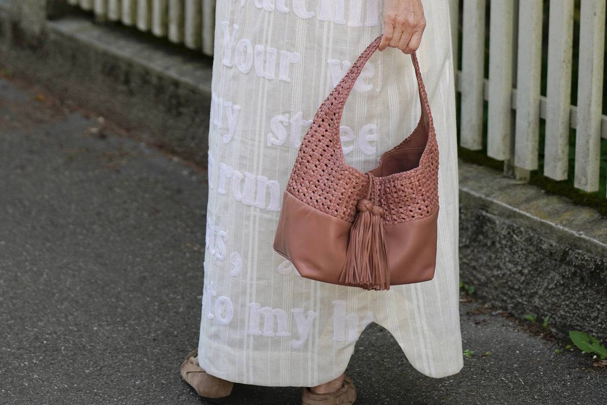 CALAJADE Ledertasche "IAK" camel