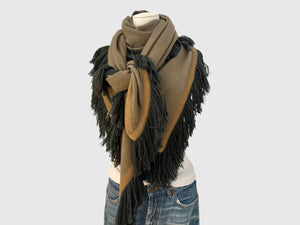 Choice by Réjane Rosenberger Cashmere Poncho multi taupe