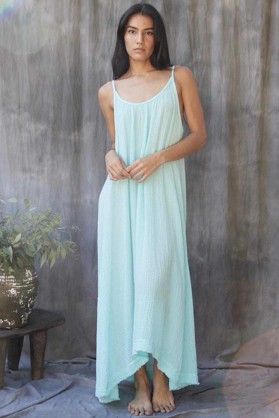 9seed - Tulum Cover- up Dress - black
