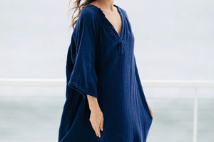 9seed - Tangier Caftan Dress pacific