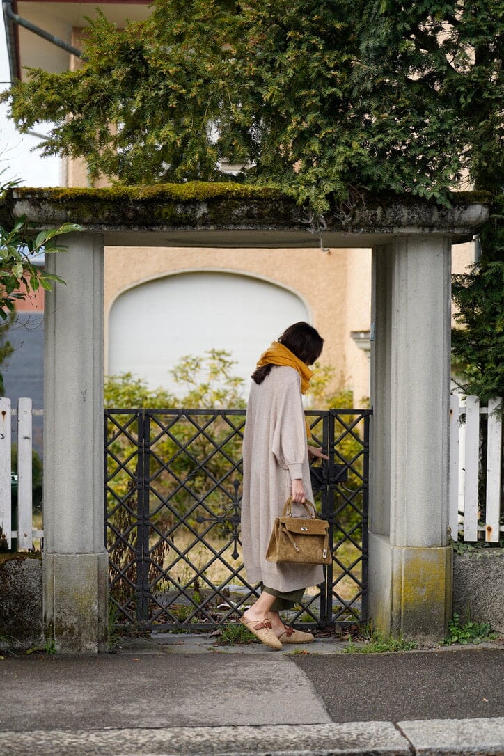 Choice by Réjane Rosenberger Strickmantel "THE COAT" beige méliert