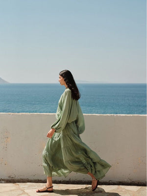 DEVOTION Baumwolljupe "SAGE" grün