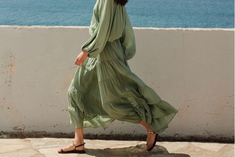 DEVOTION Baumwolljupe "SAGE" grün