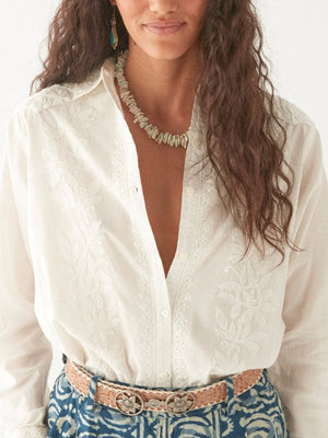 MAISON HOTEL Hemdbluse "GANGES off-white