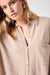 NOTSHY Cashmere Hemd "ANDREA" beige chiné