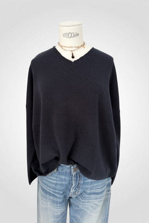 FFC Leichter V-Neck Pullover  "14070" midnight