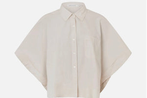 RABENS SALONER  Baumwollbluse "BERTE" clay