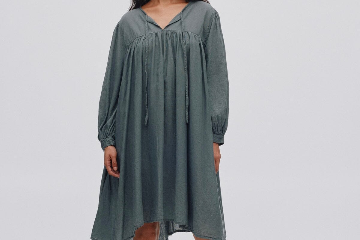 RABENS SALONER  Baumwollkleid "ELDA" macadan