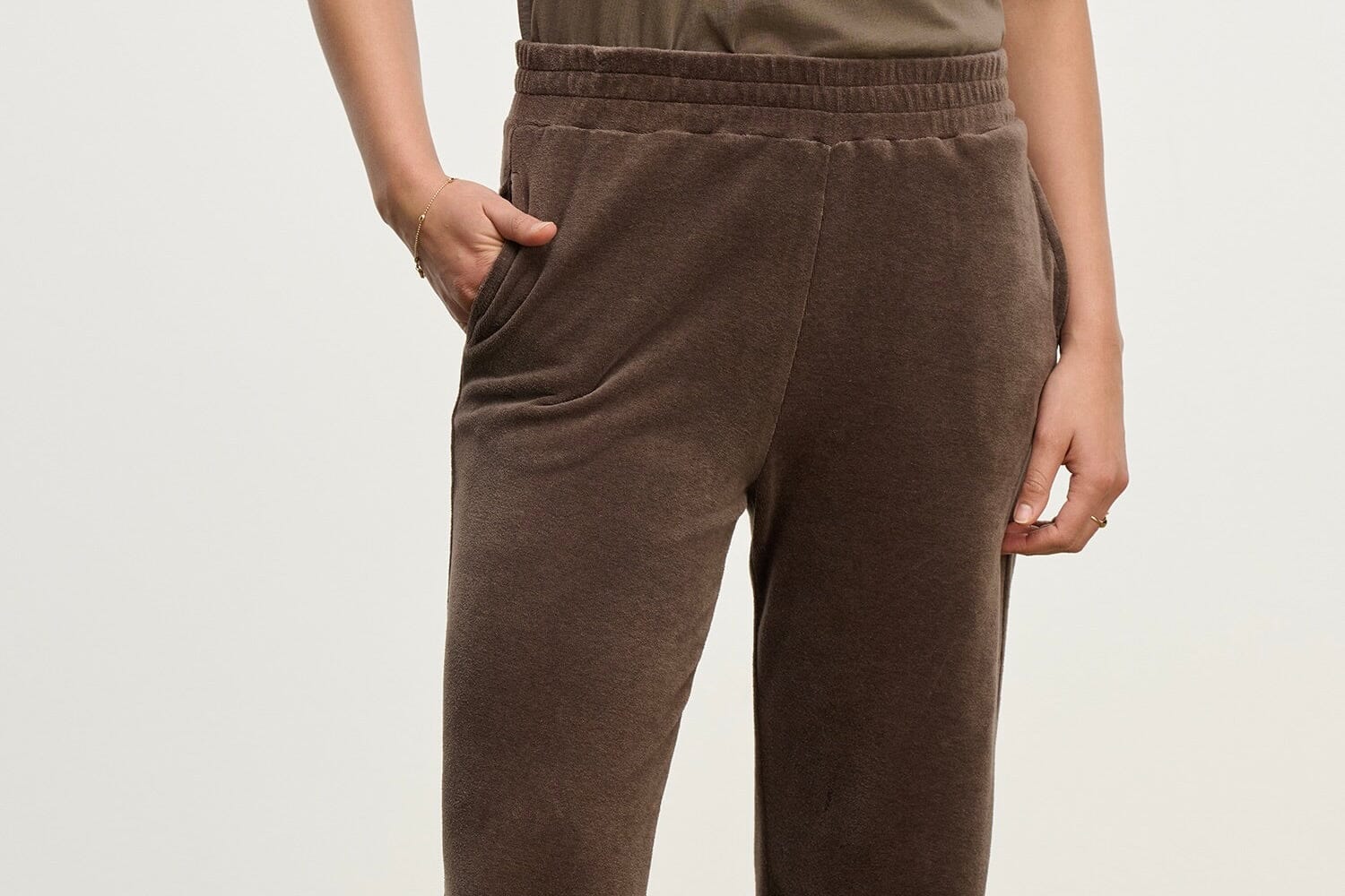 VELVET by Jenny Graham Baumwolljogger "ESSIE" chocolate